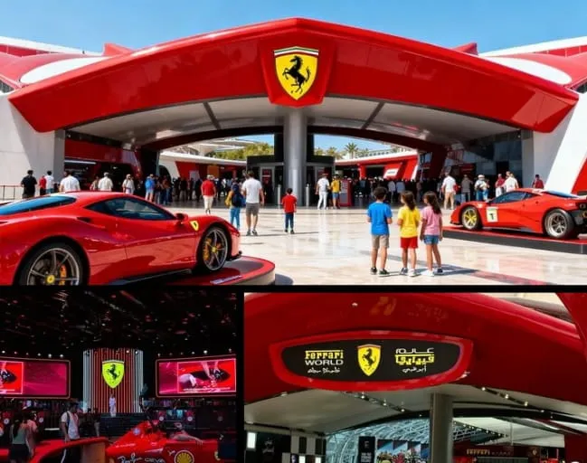Ferrari World Thrill Rides